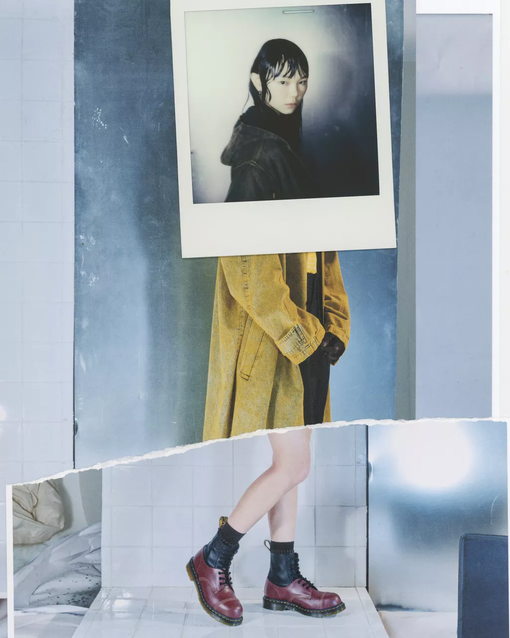 DR MARTENS 1460 / 1461 MM6 Steel Toe Leather Boots