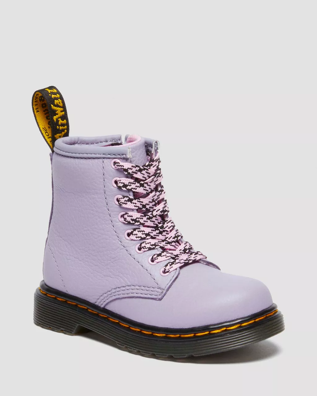 DR MARTENS Toddler 1460 Virginia Leather Lace Up Boots