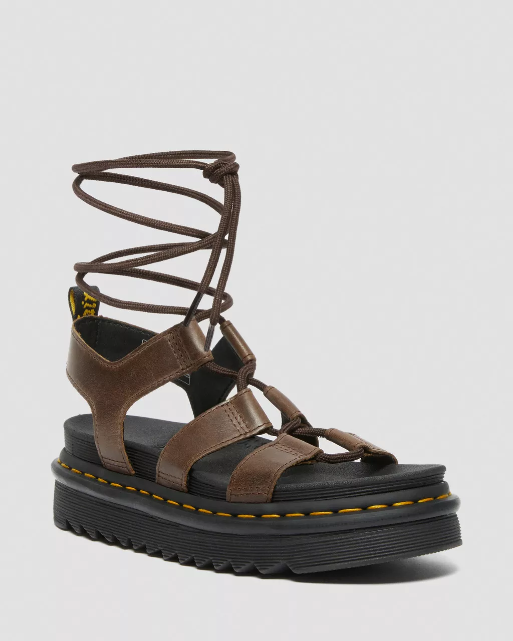 DR MARTENS Nartilla Illusion Leather Gladiator Sandals