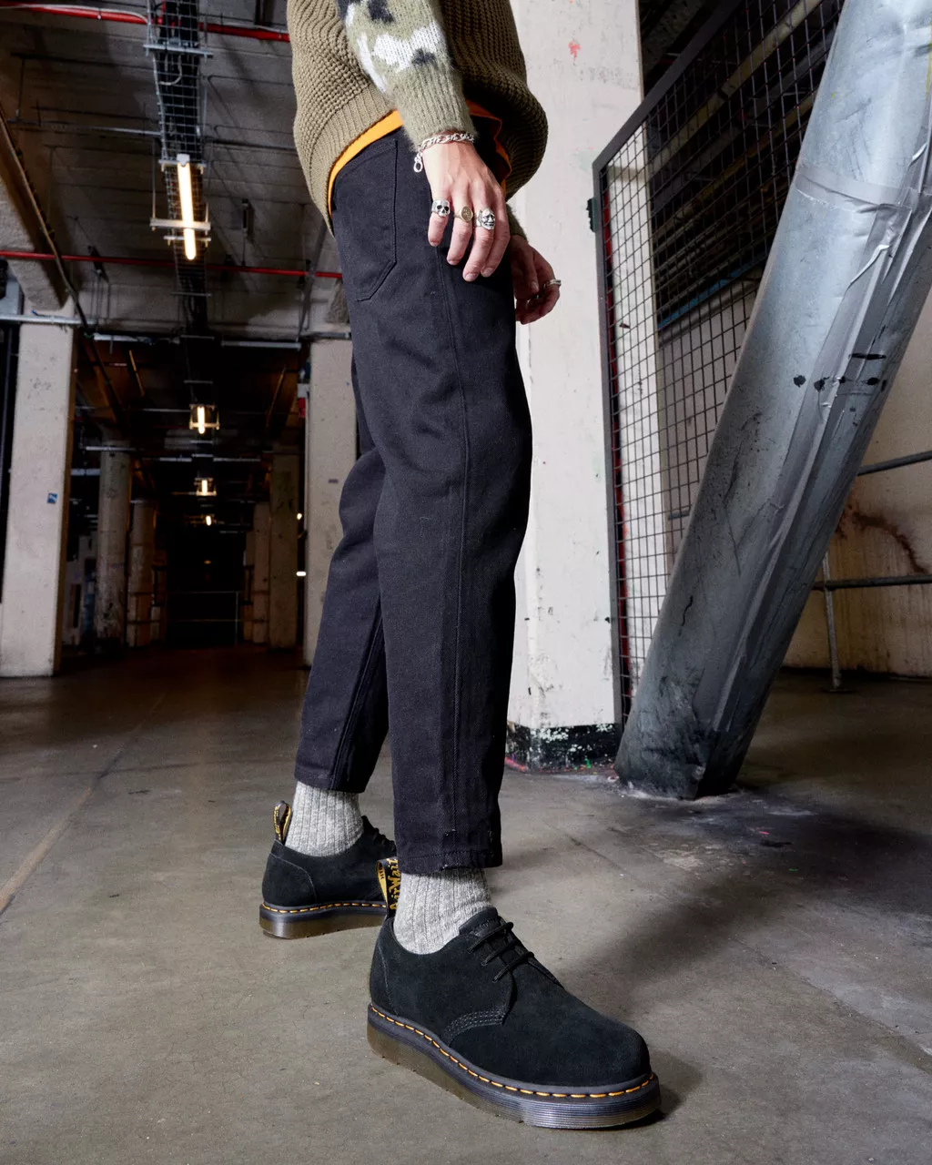 DR MARTENS Berman Suede Leather Shoes