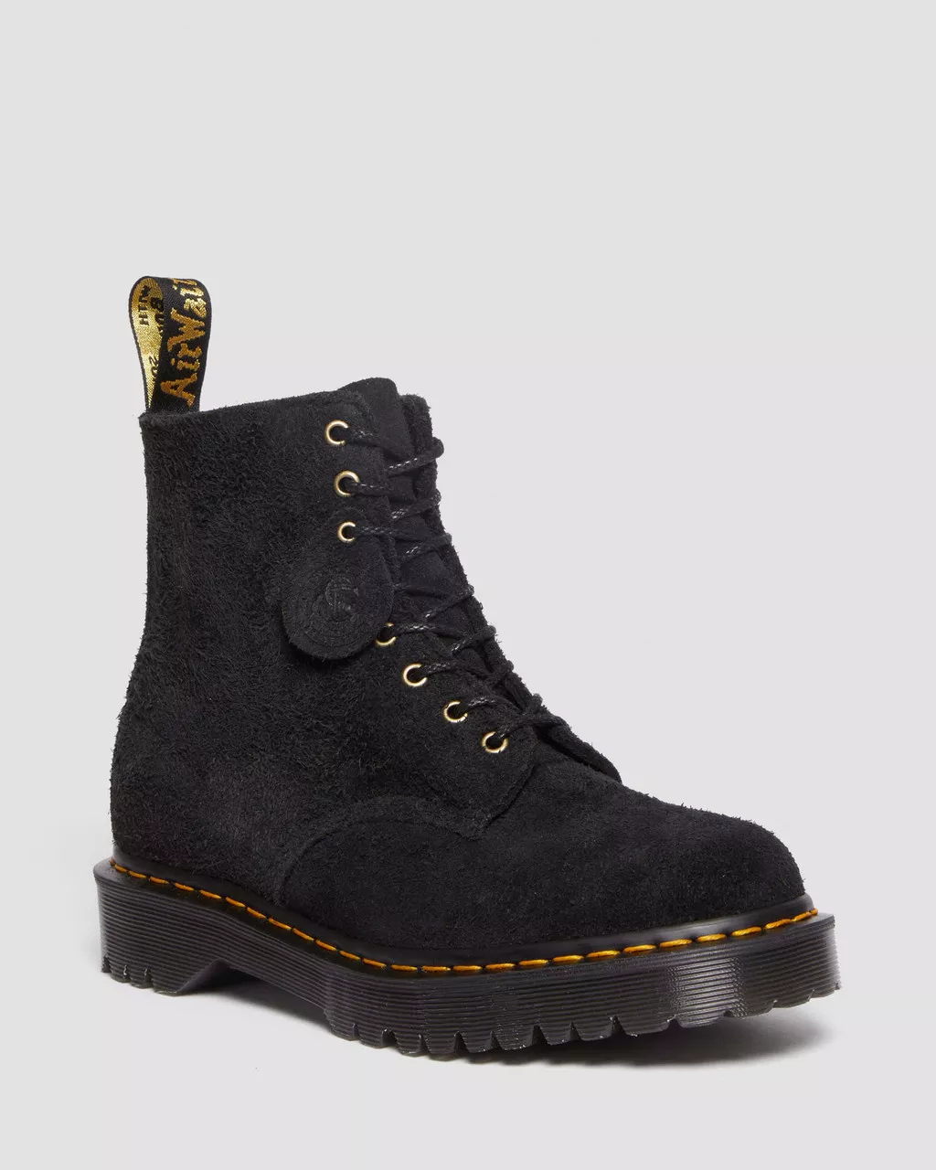 DR MARTENS 1460 Pascal Made In England Tufted Suede Lace Up boots