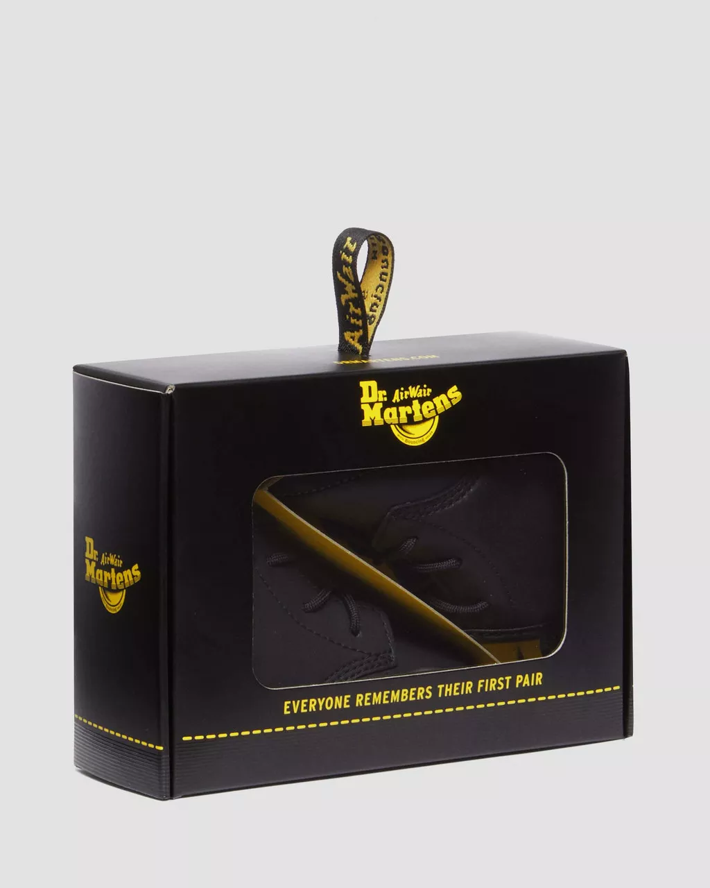 DR MARTENS Newborn 1460 Auburn Leather Booties