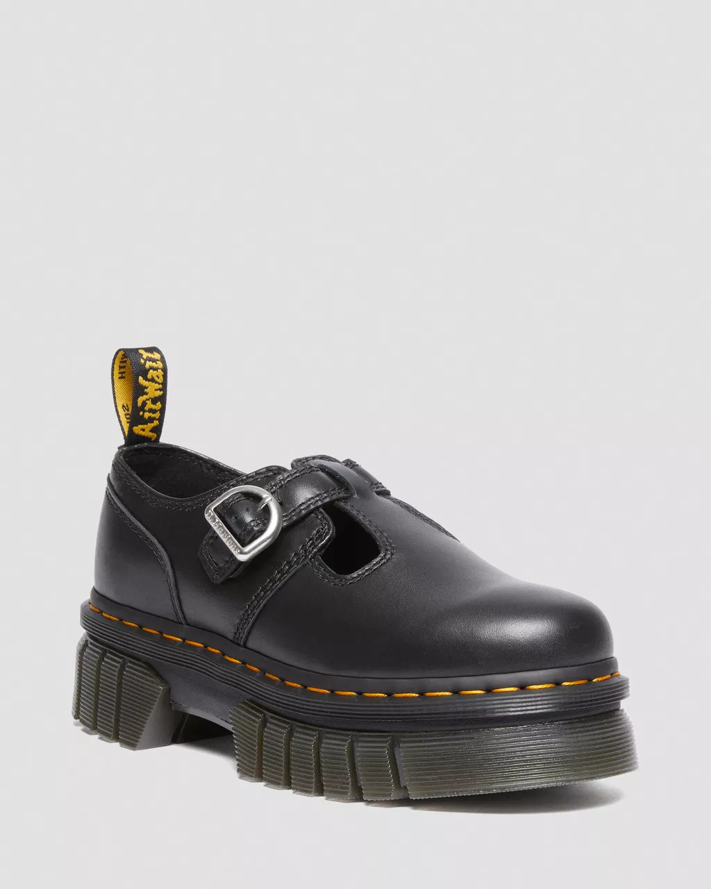 DR MARTENS Audrick Nappa Lux Platform Mary Jane Shoes