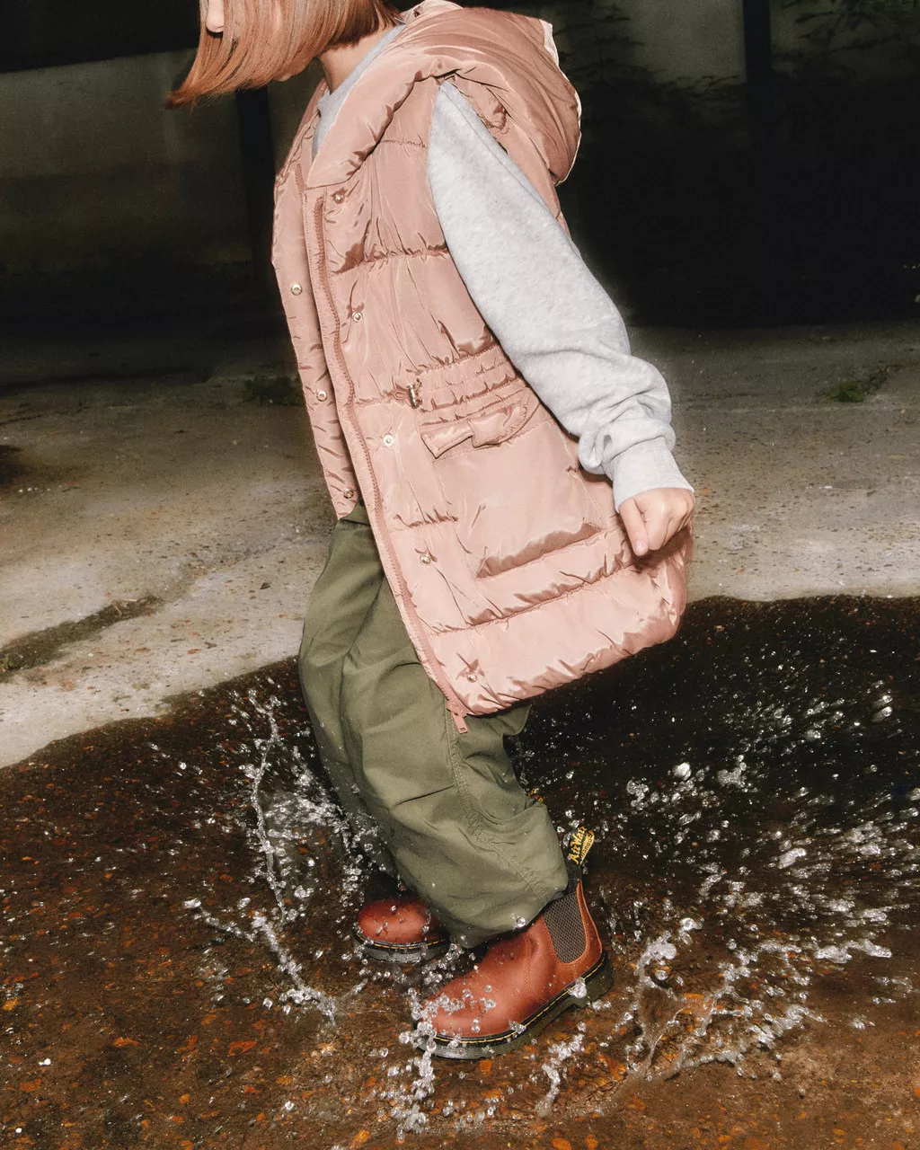 DR MARTENS Junior 2976 Leonore Leather Boots