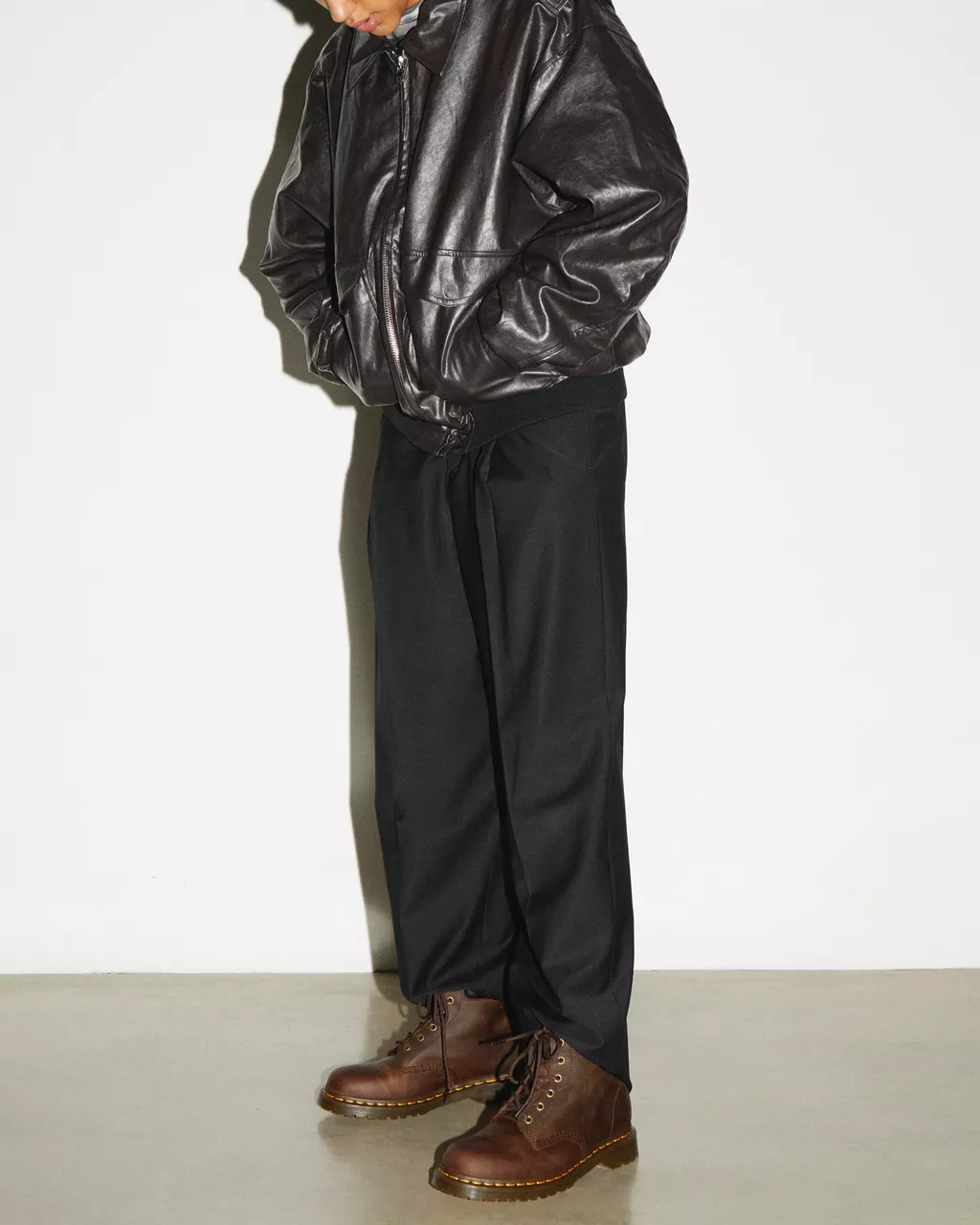 DR MARTENS 939 Ben Boot Crazy Horse Leather Lace Up Boots