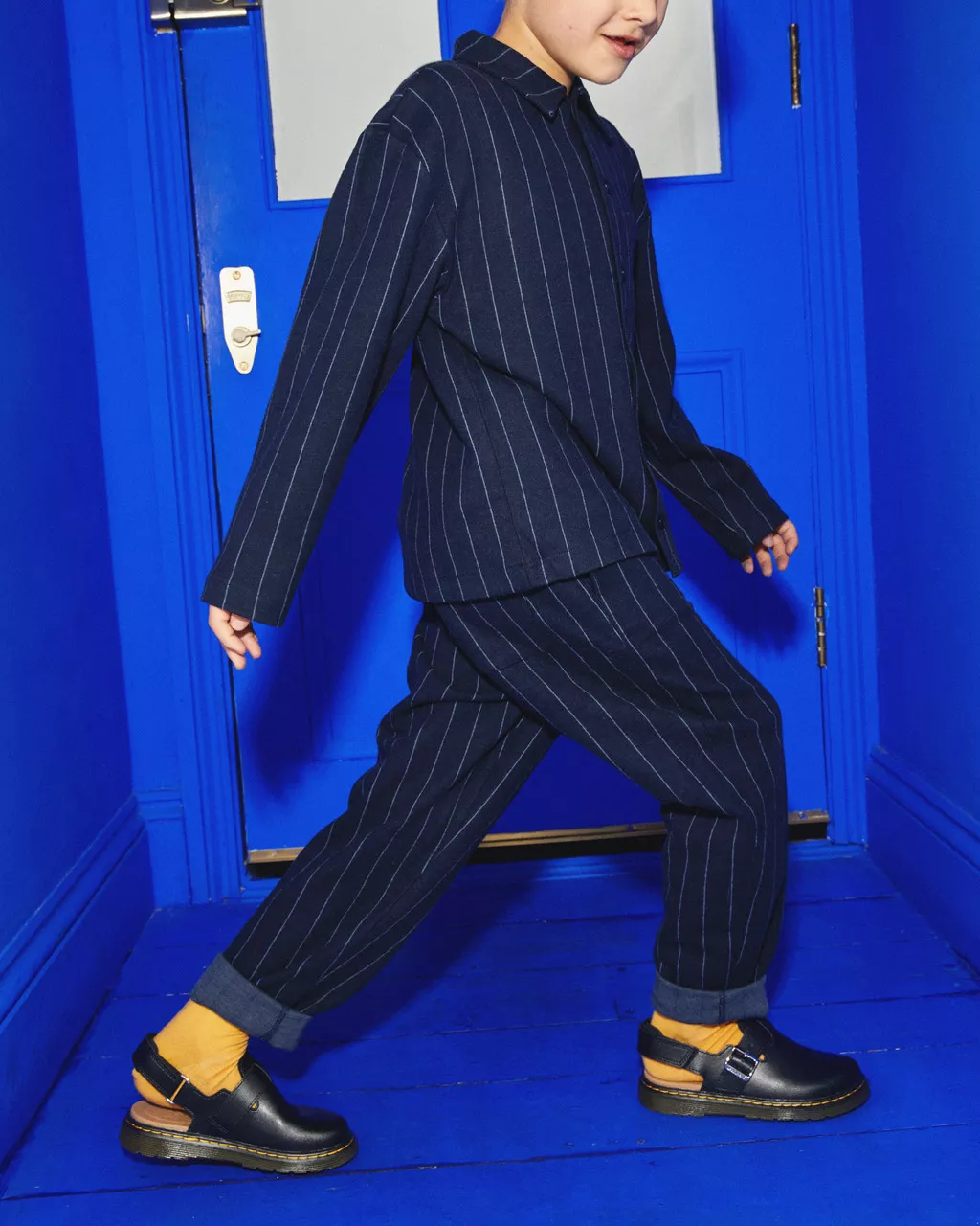 DR MARTENS Junior Jorgie Leather Mules