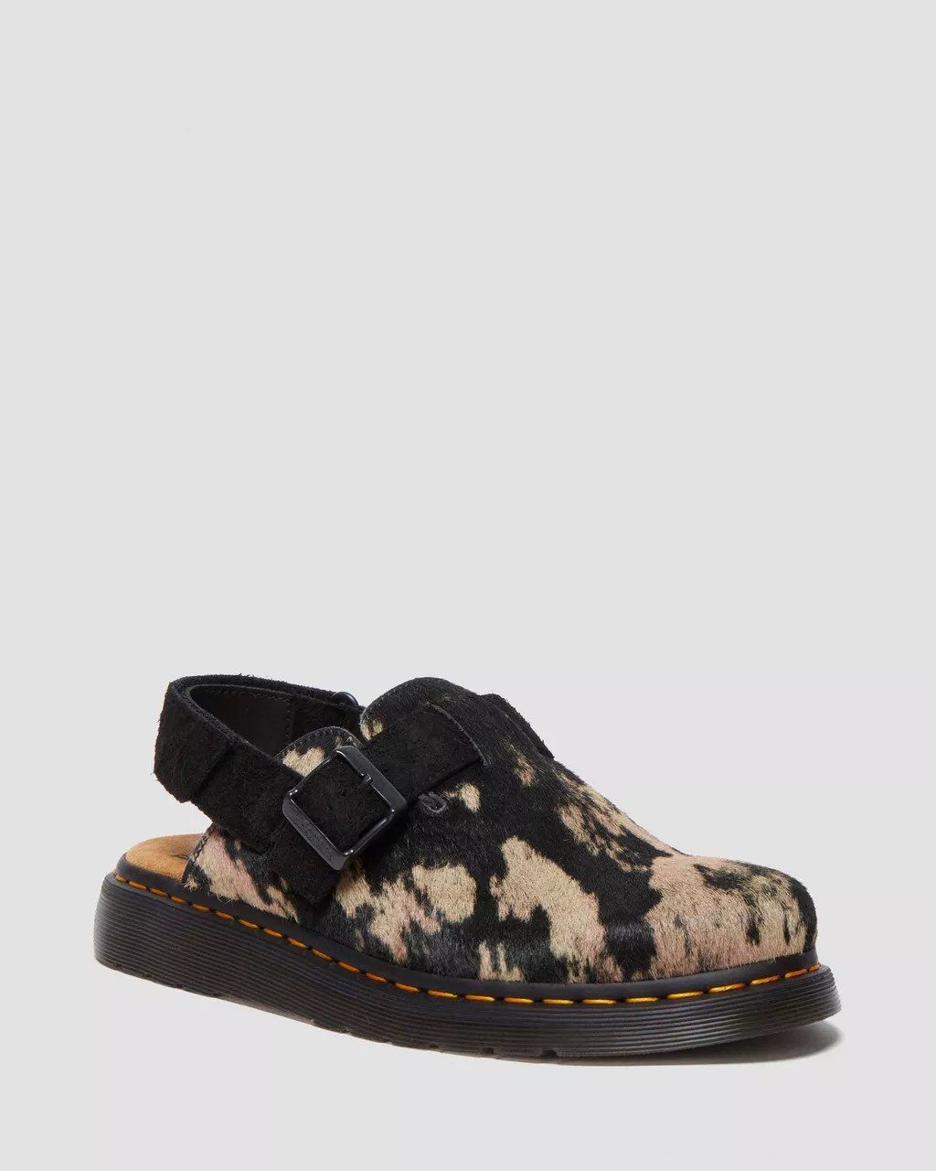 DR MARTENS Jorge II Contrast Hair-On Mules