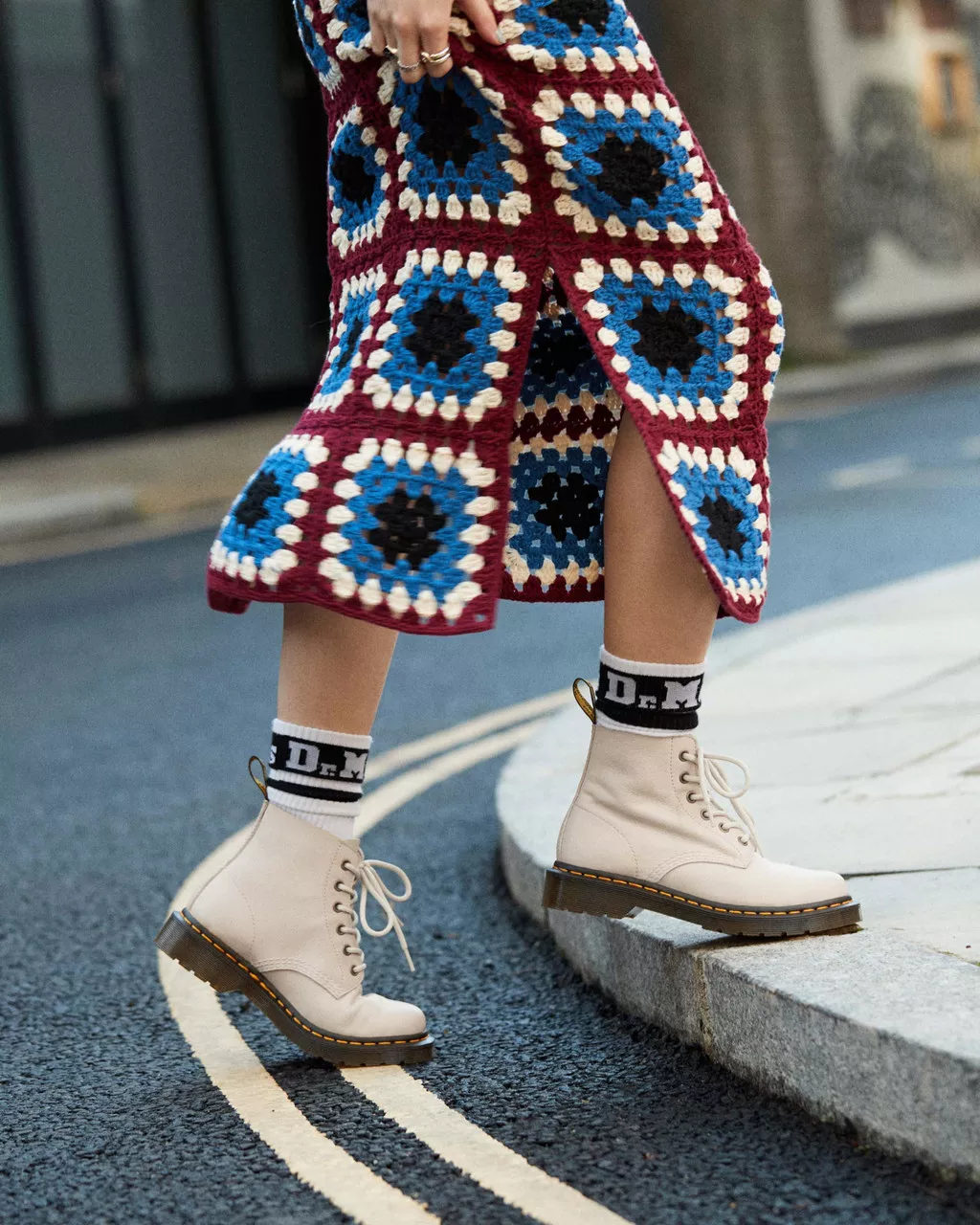 DR MARTENS 101 Unbound Virginia Leather Ankle Boots