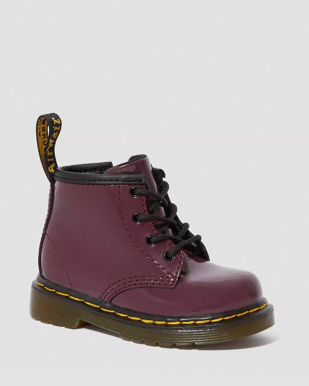 DR MARTENS Infant 1460 Patent Leather Lace Up Boots