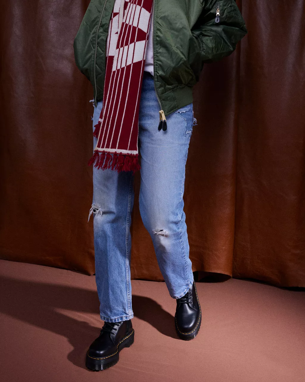 DR MARTENS Jadon Smooth Leather Platform Boots