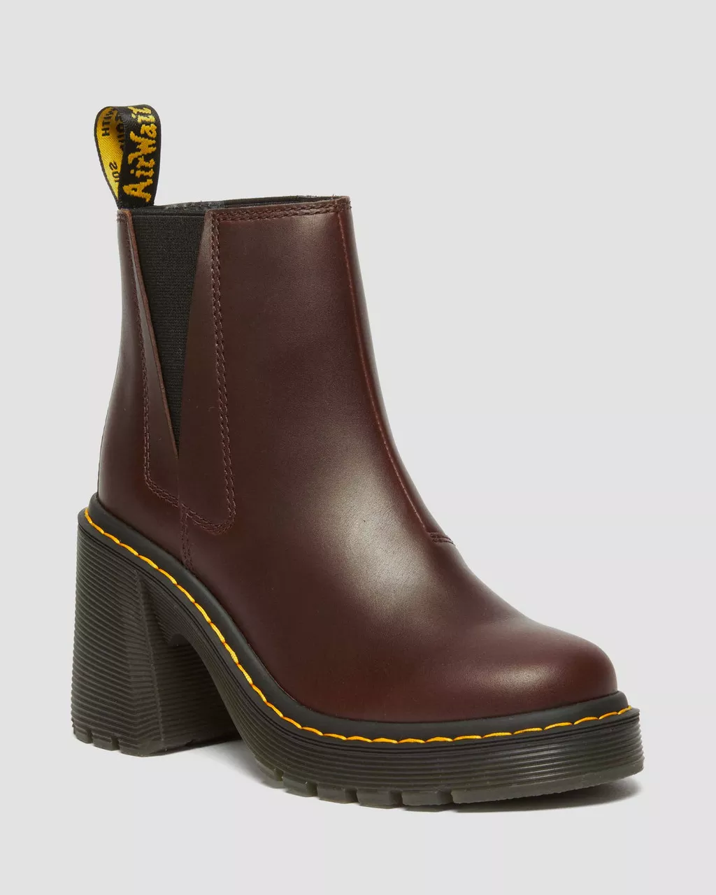 DR MARTENS Spence Leather Flared Heel Chelsea Boots