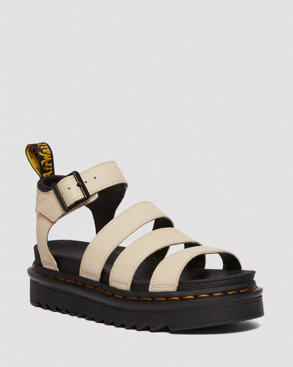 DR MARTENS Blaire Pisa Leather Strap Platform Sandals