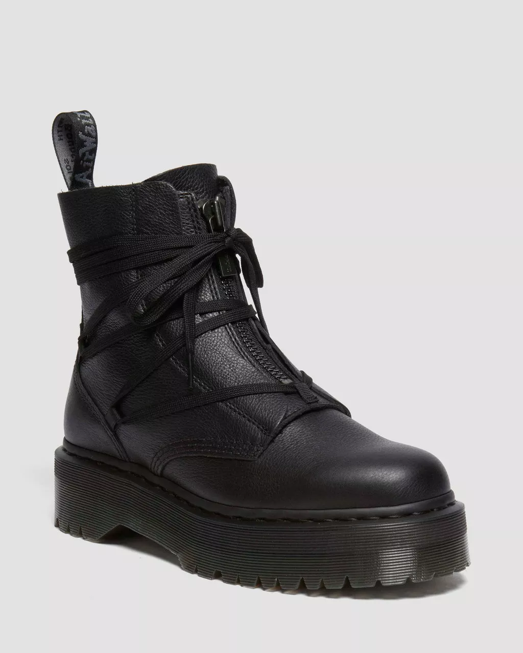 DR MARTENS Jarrick II Laced Leather Platform Boots