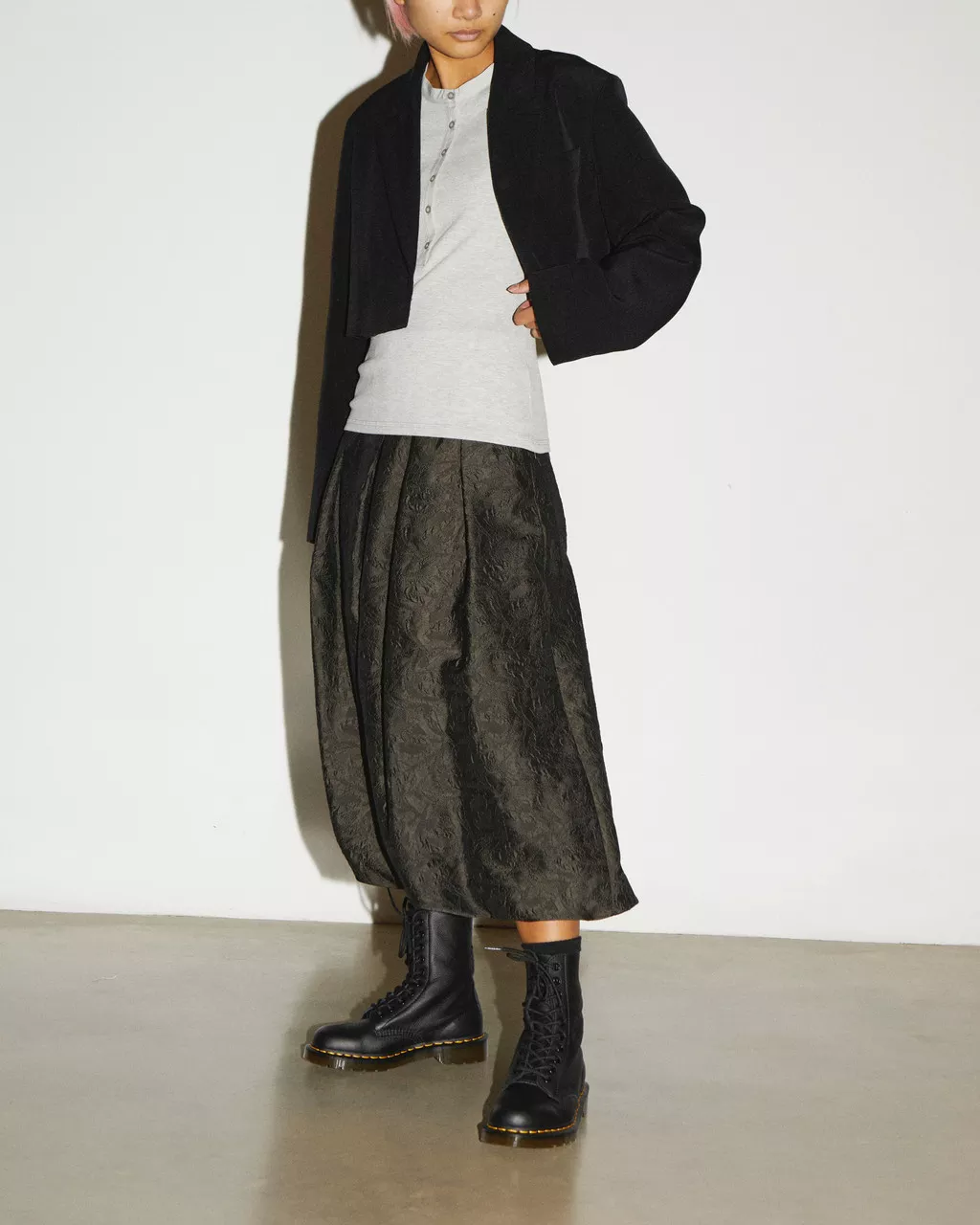 DR MARTENS 1490 Virginia Leather High Boots