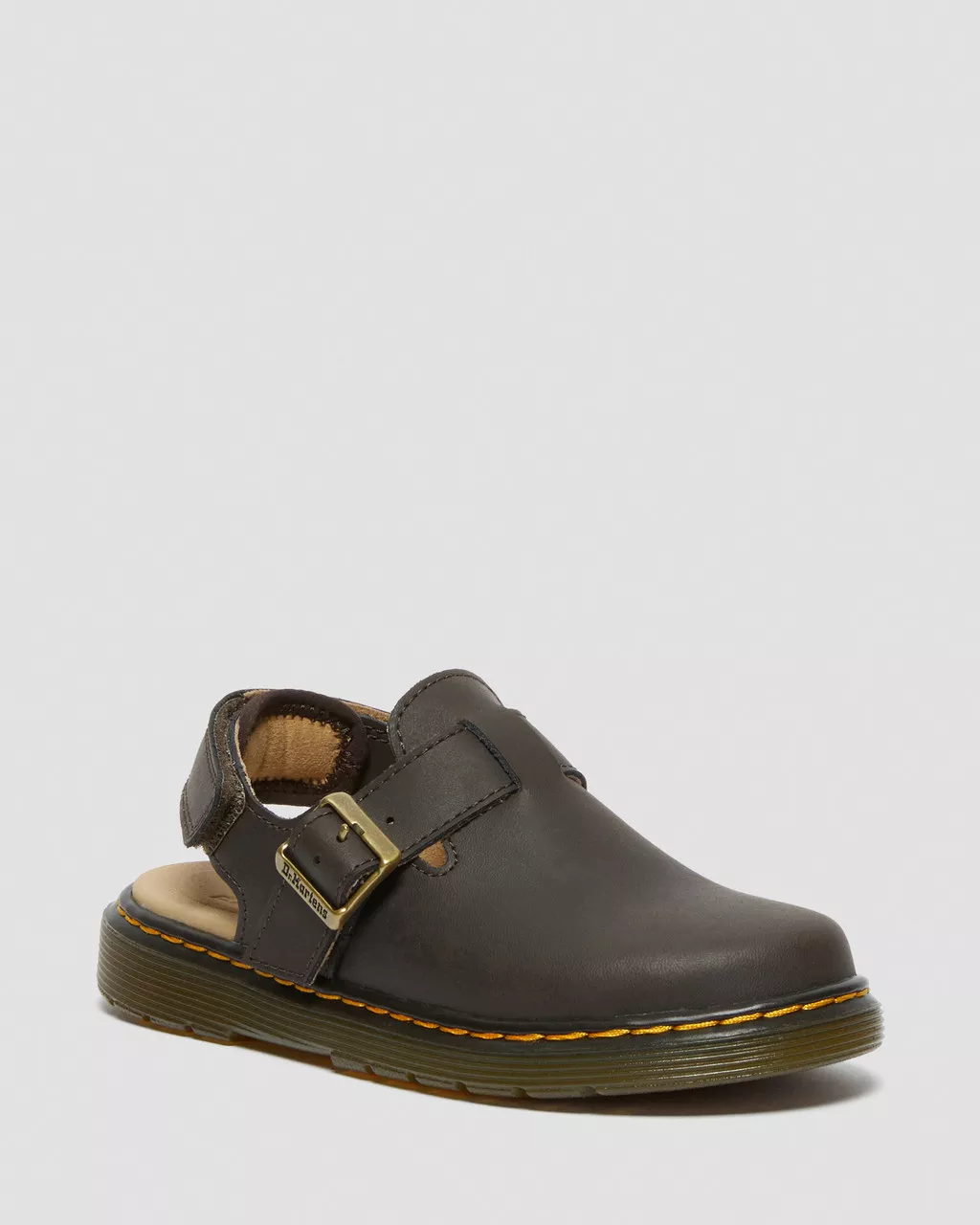 DR MARTENS Junior Jorgie Leather Mules