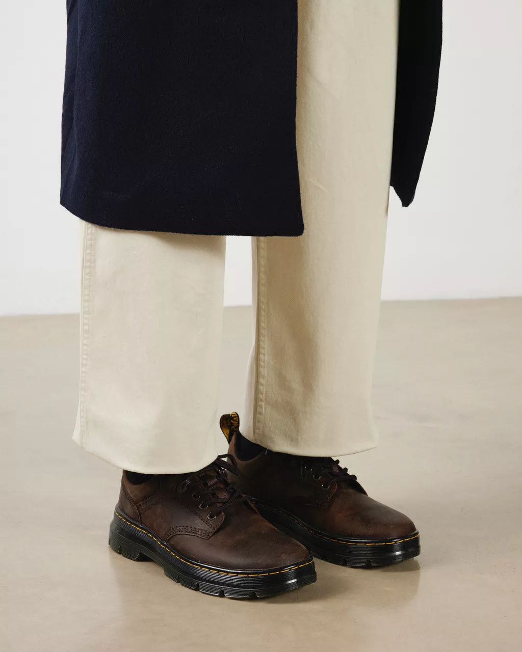 DR MARTENS Reeder Crazy Horse Leather Utility Shoes