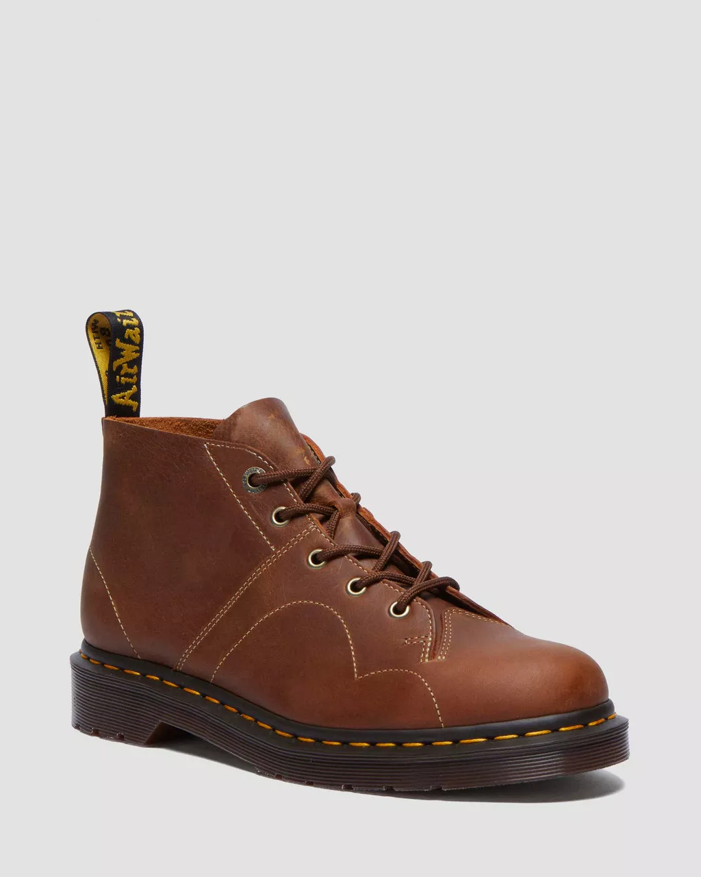 DR MARTENS Church Burnished Waxy Leather Boots