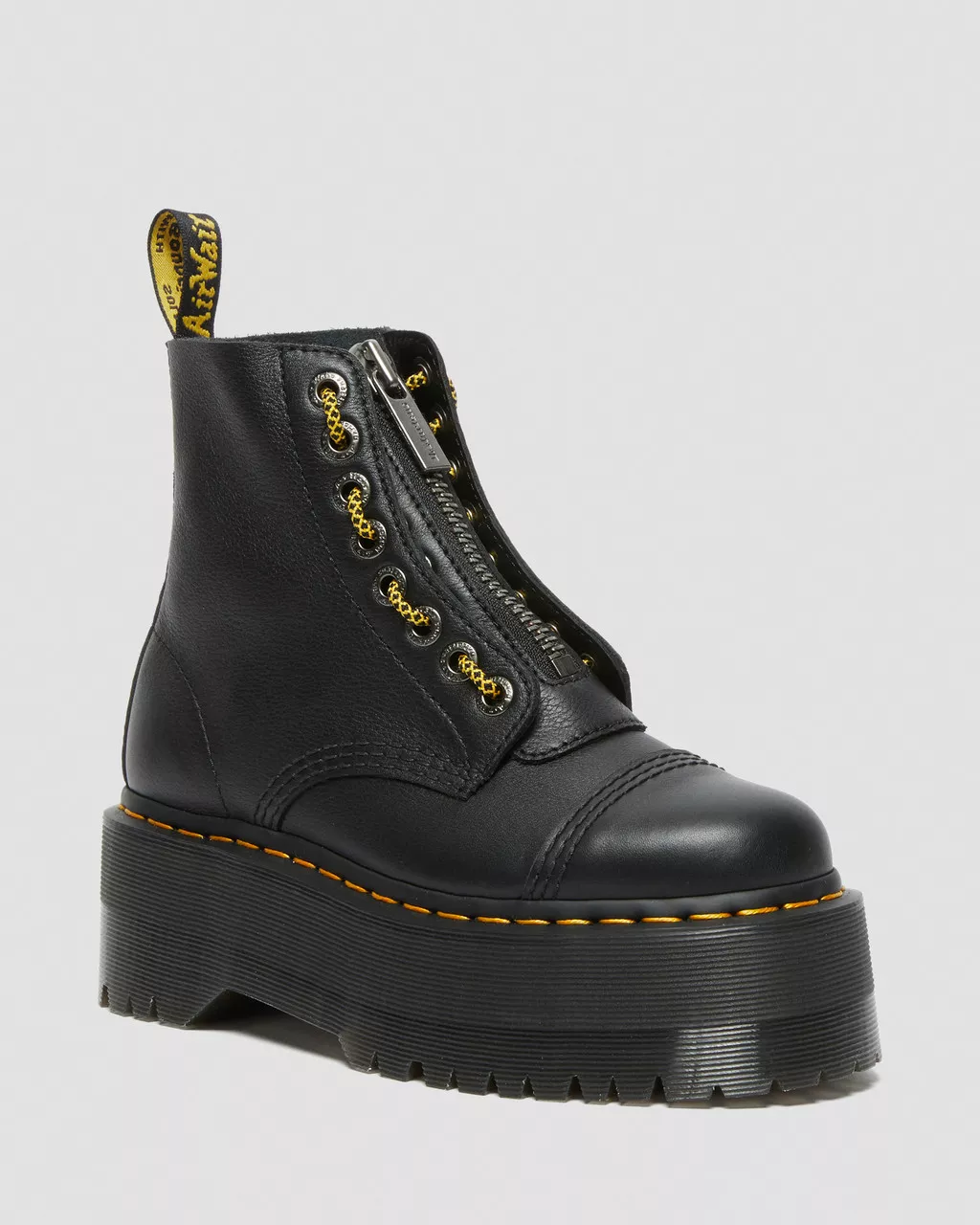 DR MARTENS Sinclair Max Pisa Leather Platform Boots