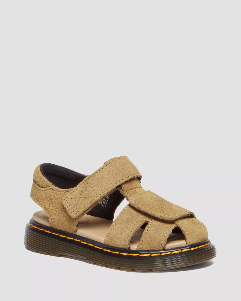 DR MARTENS Toddler Moby II Savannah Tan Bronx Suede