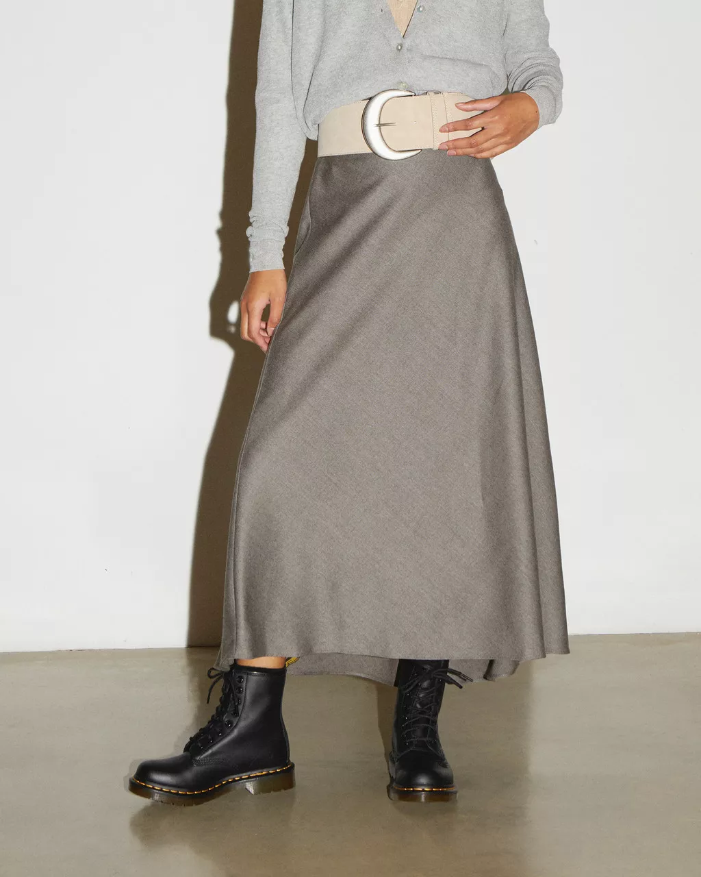 DR MARTENS 1460 Vonda Mono Floral Rose Leather Lace Up Boots