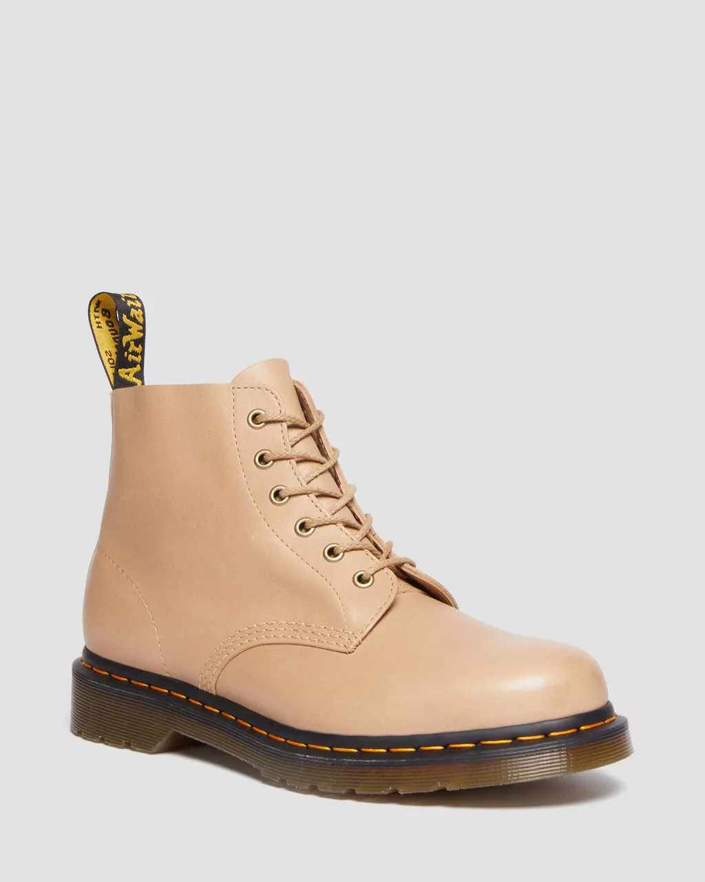 DR MARTENS 101 Unbound Carrara Leather Ankle Boots