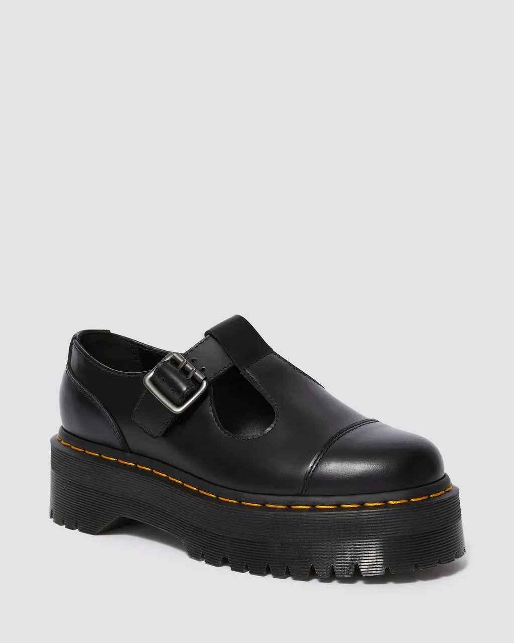 DR MARTENS Bethan Smooth Leather Platform Mary Jane Shoes