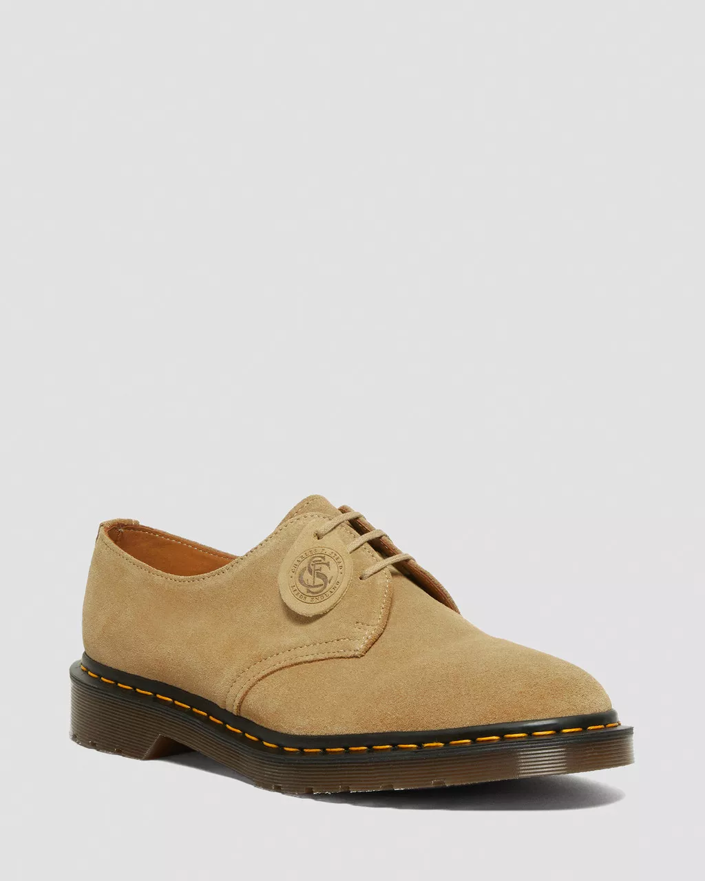 DR MARTENS 1461 Made in England Buck Suede Shoes