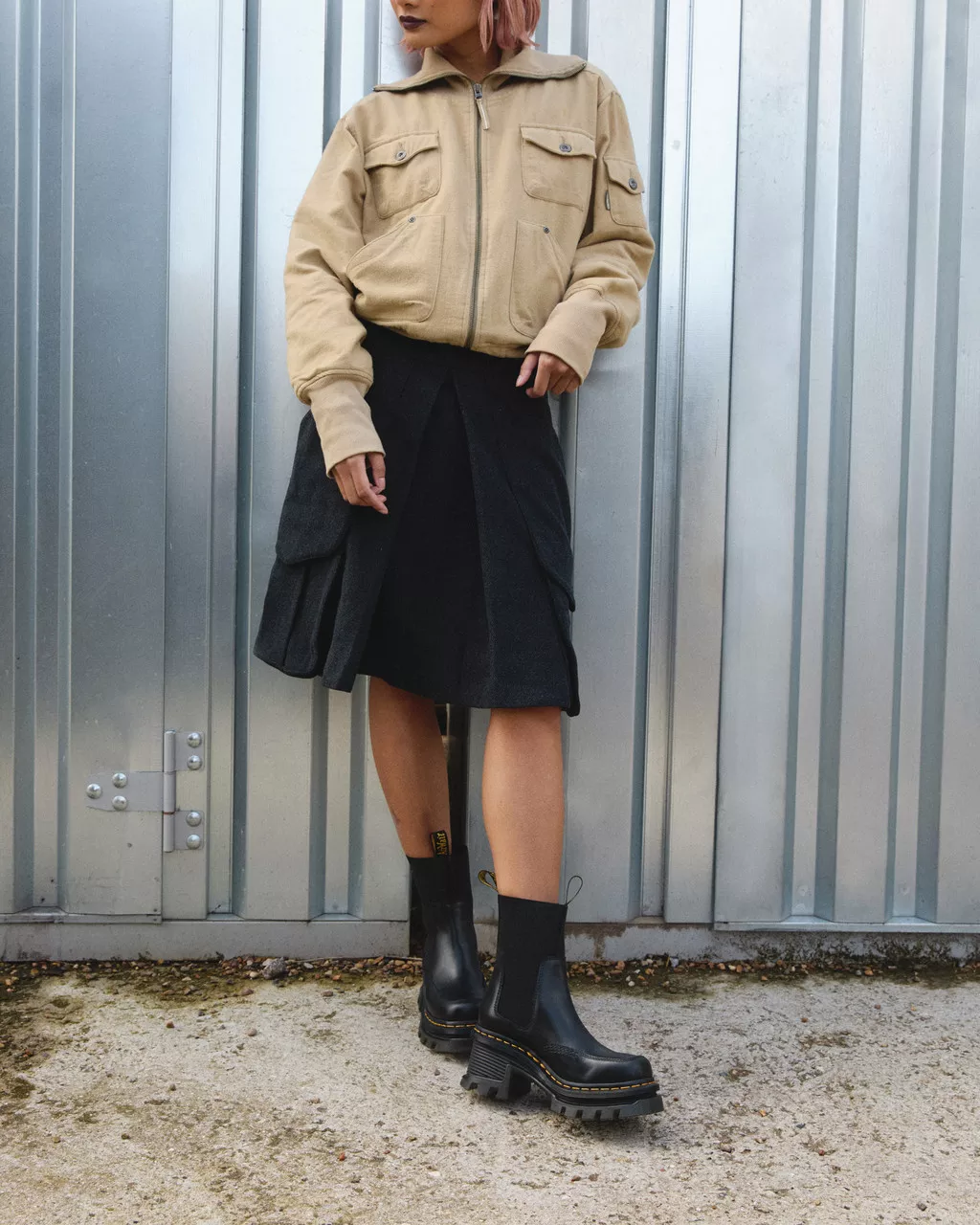 DR MARTENS Corran Chelsea Atlas Leather Heeled Boots