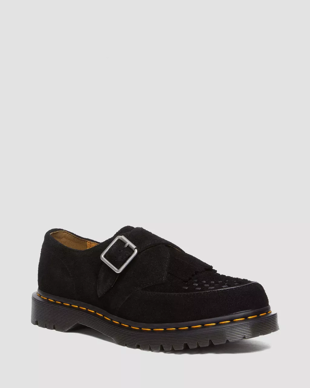 DR MARTENS Ramsey Suede Kiltie Buckle Creepers