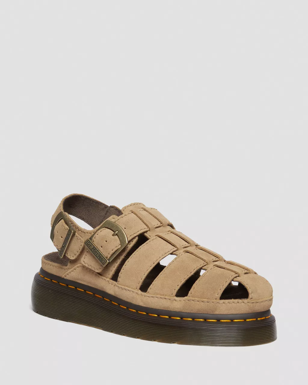 DR MARTENS Wrenlie Bronx Suede Fisherman Sandals
