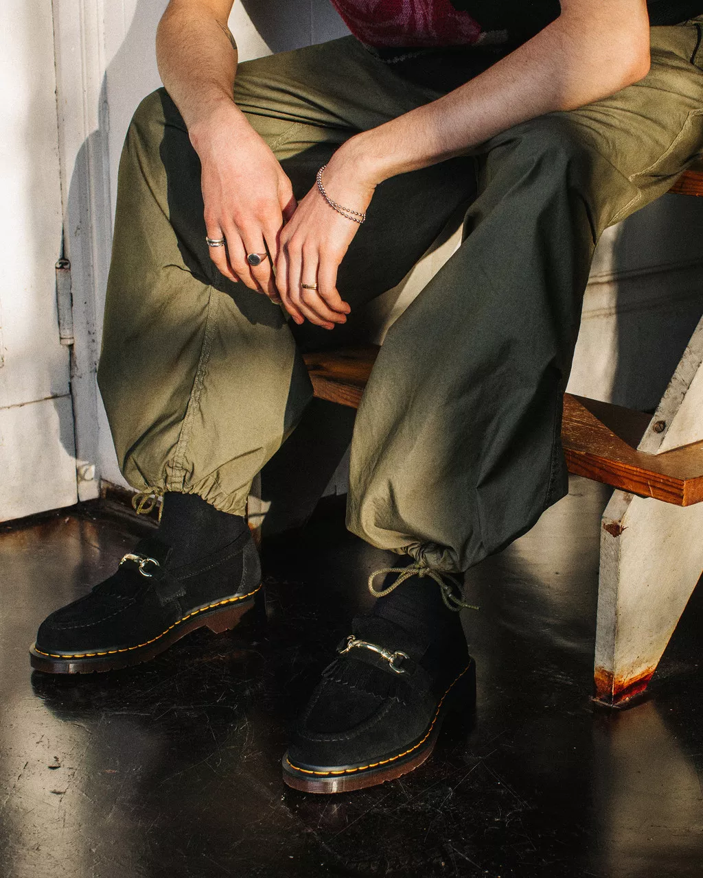 DR MARTENS Snaffle Suede Loafers