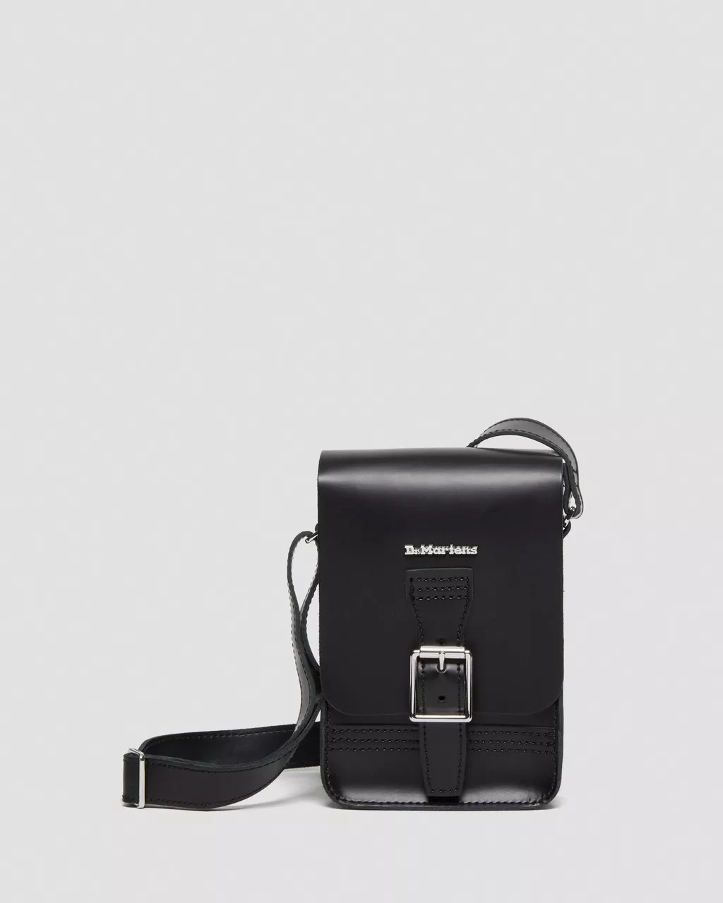 DR MARTENS Kie Smooth Leather Leather Vertical Crossbody Bag