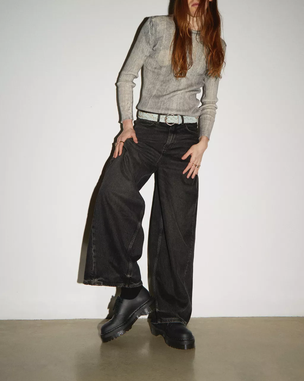 DR MARTENS 1461 Felix Quad Mono Vegan Platform Shoes