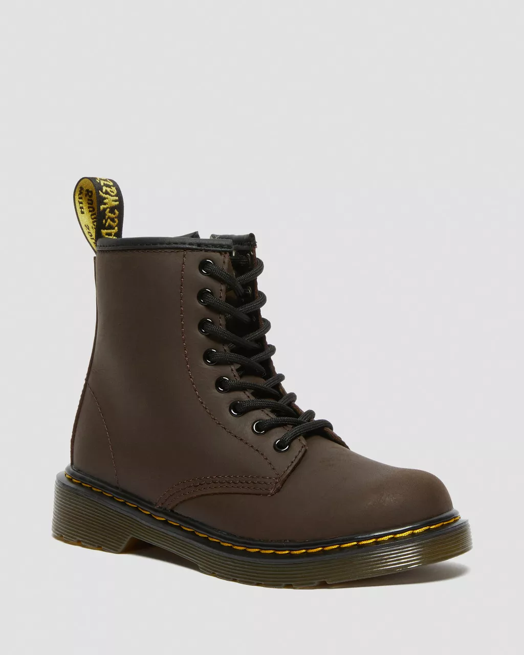 DR MARTENS 1460 SERENA JUNIOR FAUX FUR LINED BOOTS