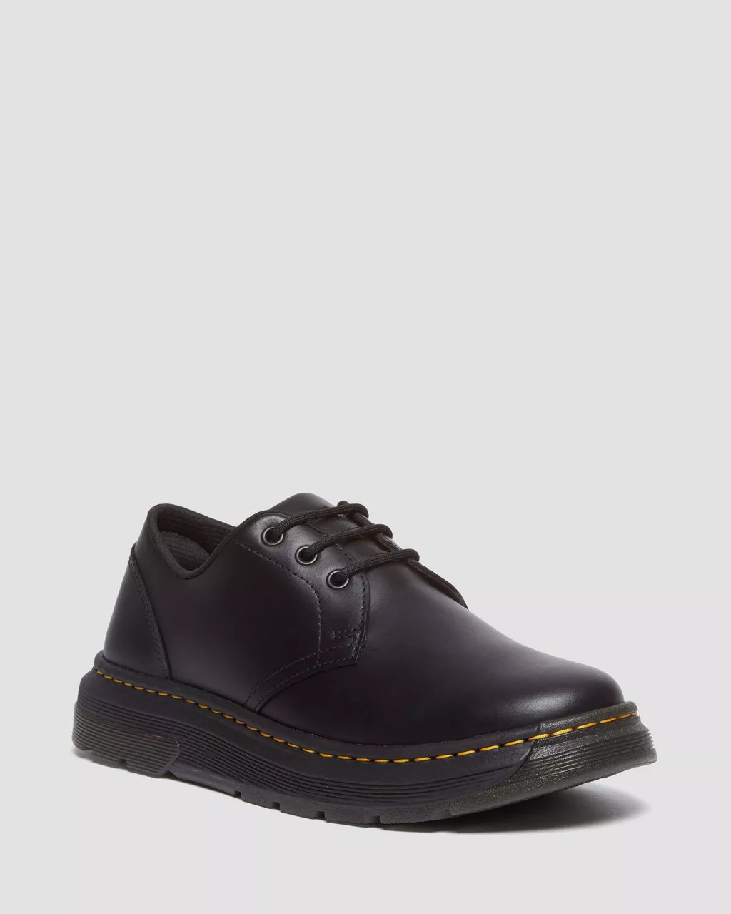 DR MARTENS Crewson Lo Black Leather Shoes