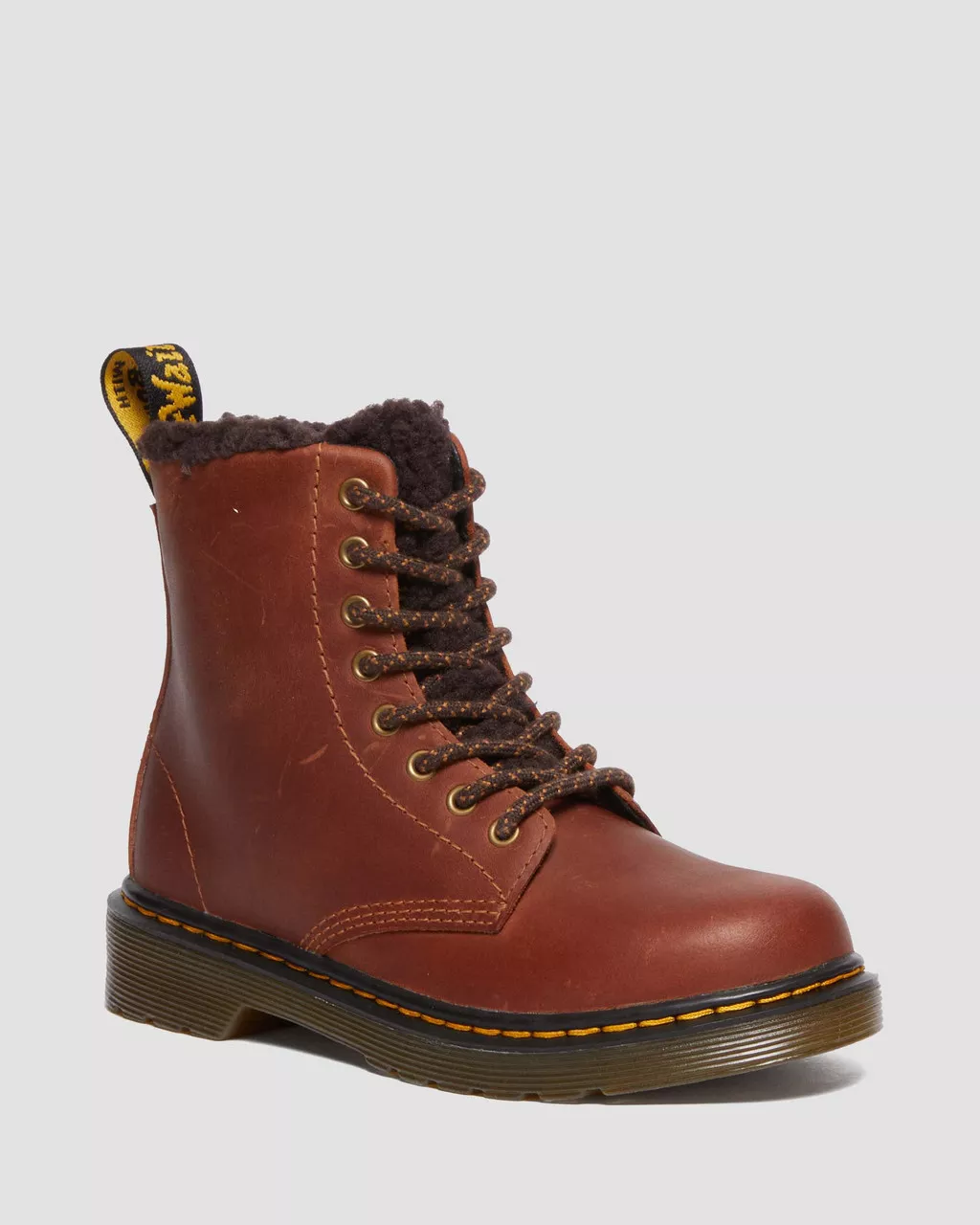 DR MARTENS Junior 1460 Serena Leather Boots
