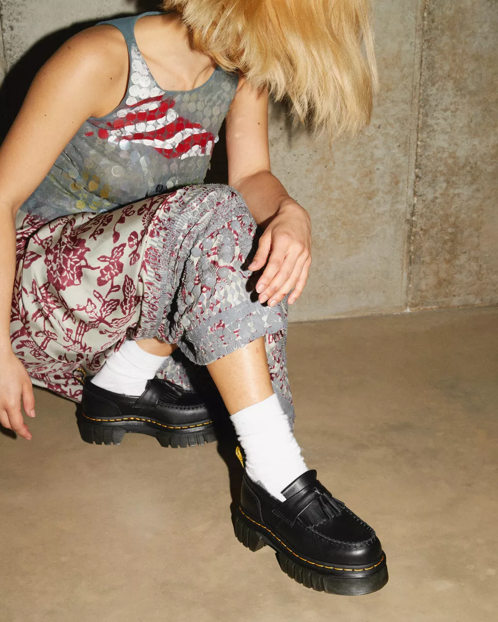 DR MARTENS Audrick Nappa Lux Platform Loafers