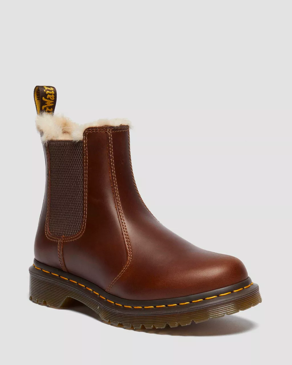 DR MARTENS 2976 Leonore Faux Fur Lined Chelsea Boots