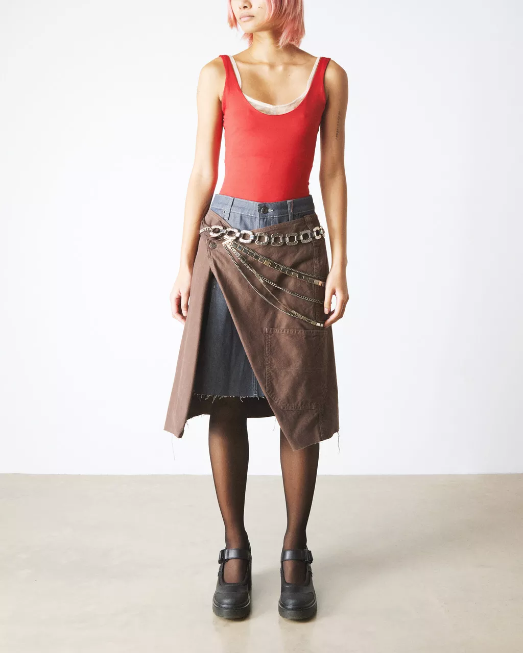 DR MARTENS Eviee Tech Strap Mary Jane Heeled Shoes