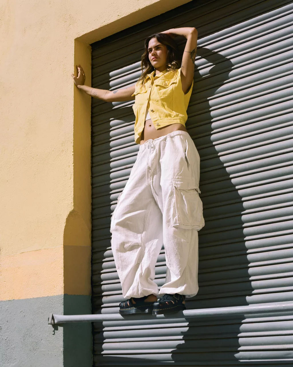 DR MARTENS Wrenlie Leather Fisherman Sandals