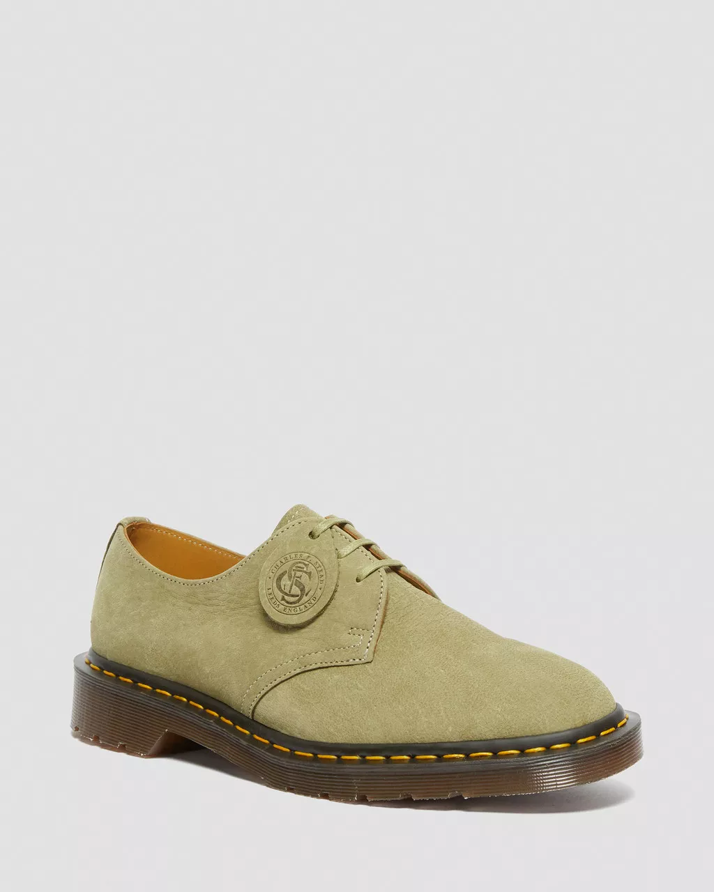 DR MARTENS 1461 Made in England Nubuck Leather Shoes