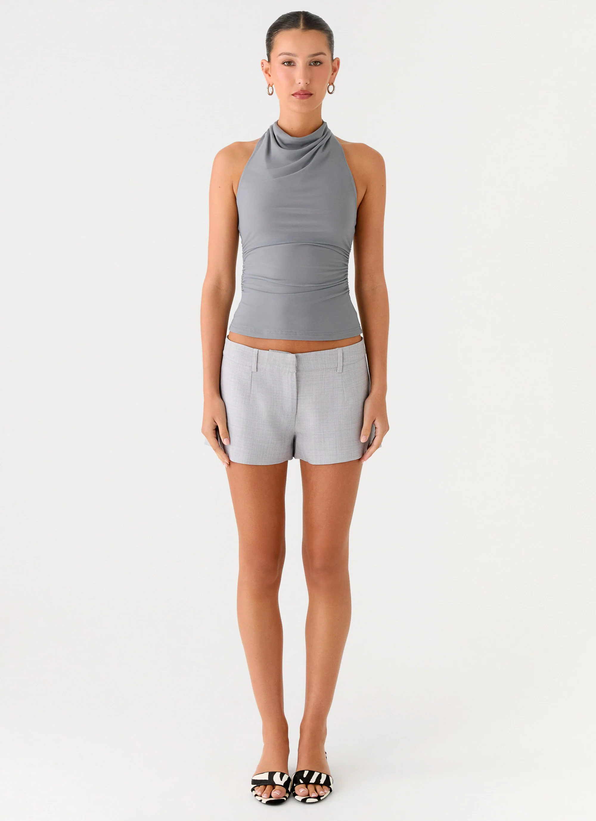 Rosana Halter Top - Grey