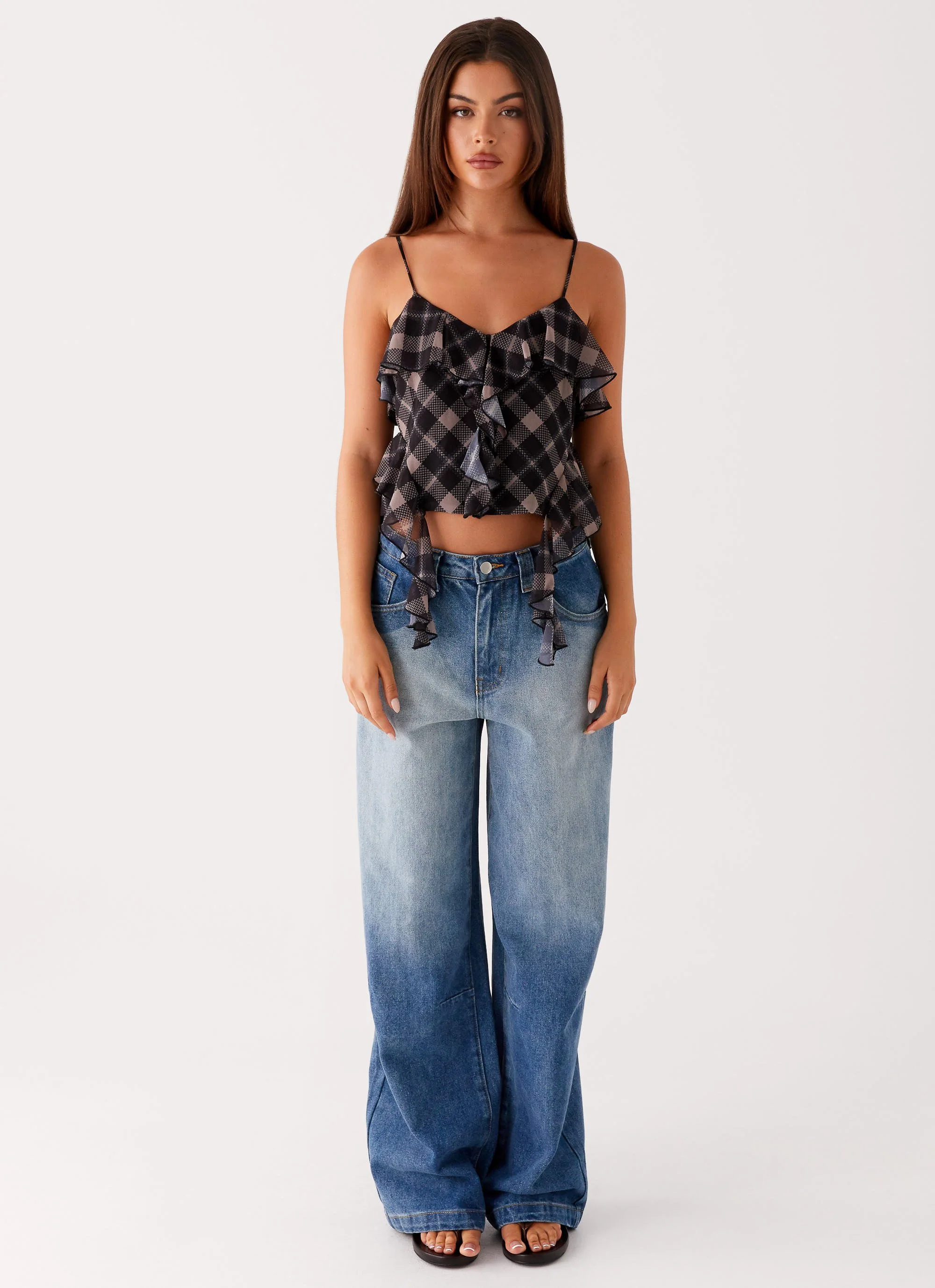 Midwest Low Rise Jeans - Powder Wash Blue