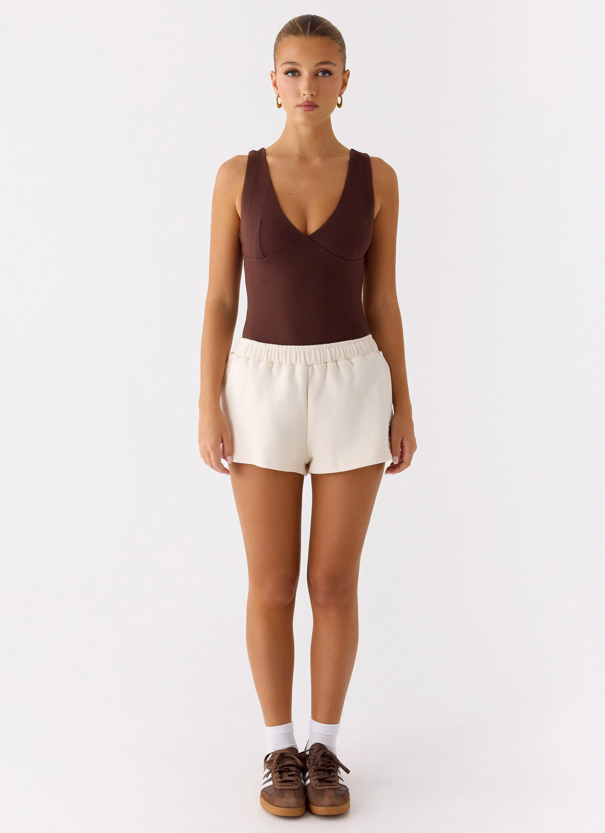 Signature Low Rise Sweatshorts - Cream