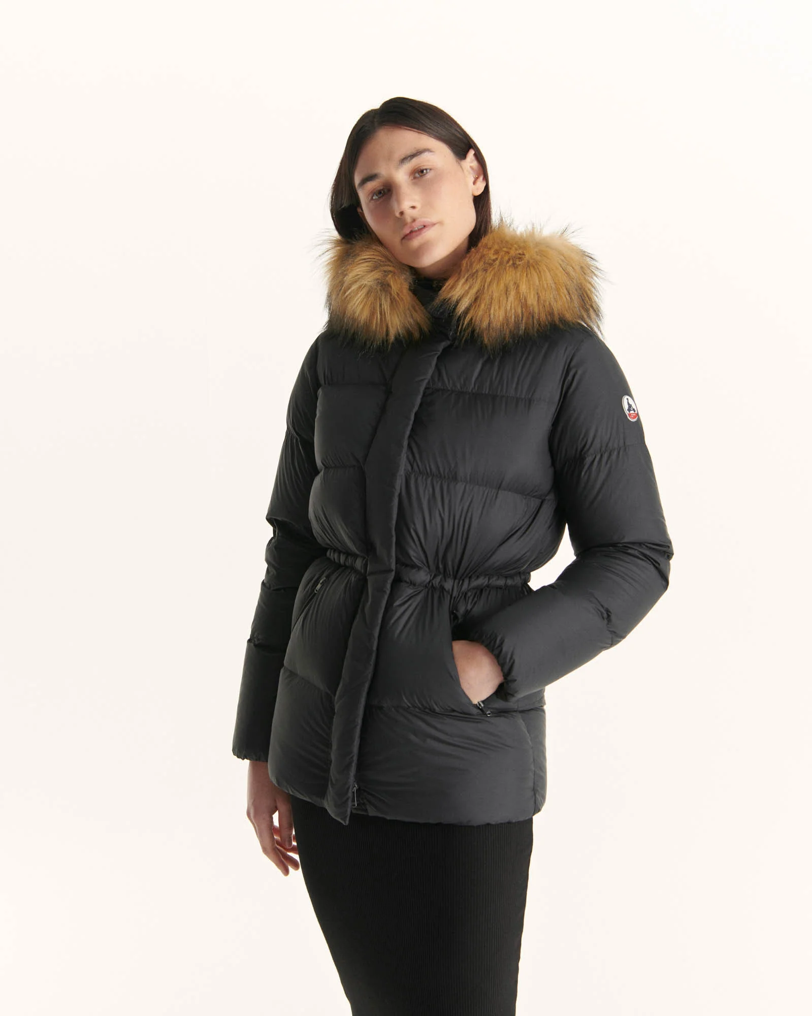 Down jacket Grand Froid Noir Luxe 2.0 hoodie