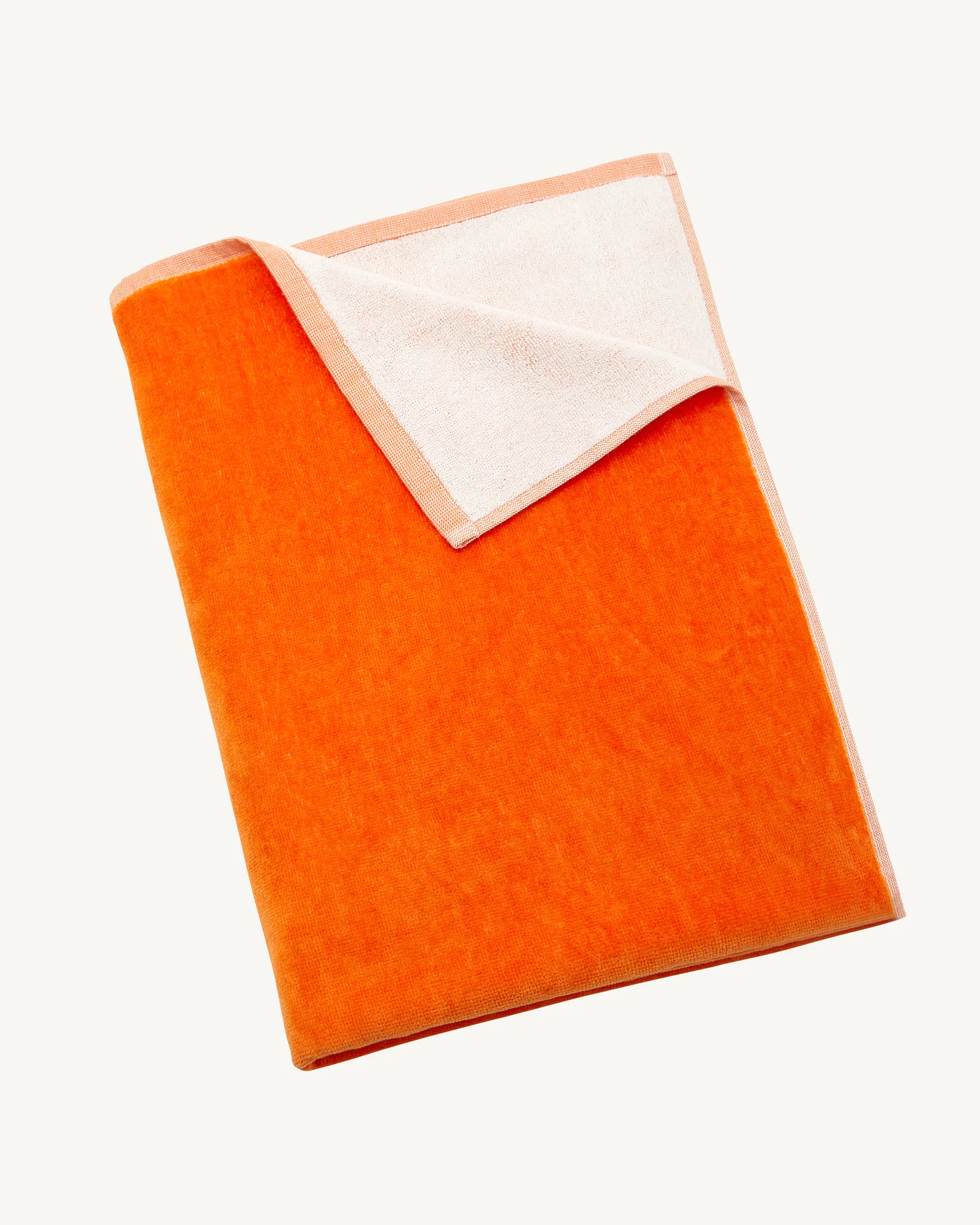 Tangerine Beach terry towel