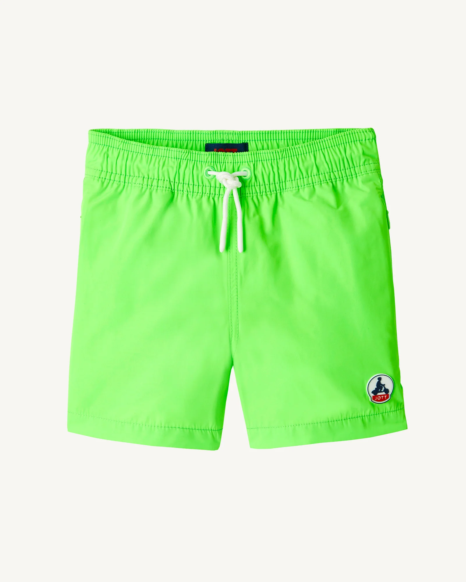 Neon green children's swim shorts Cassis