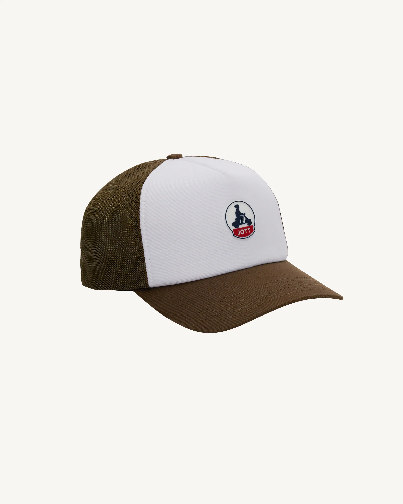Two-tone mesh cap Army/White/Army Sail