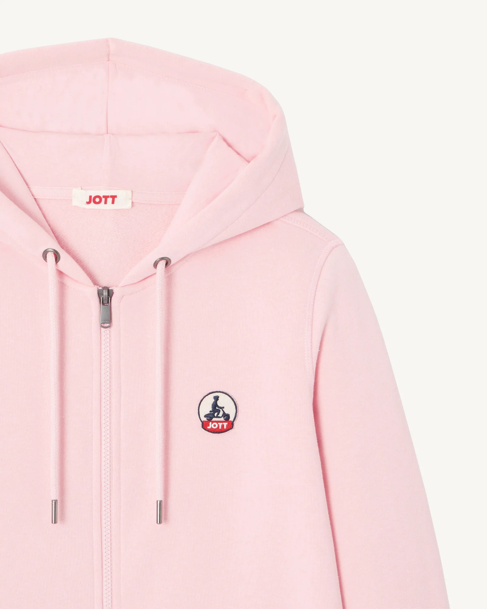 Hoodie in organic cotton Pink peach Oaxaca 2.0