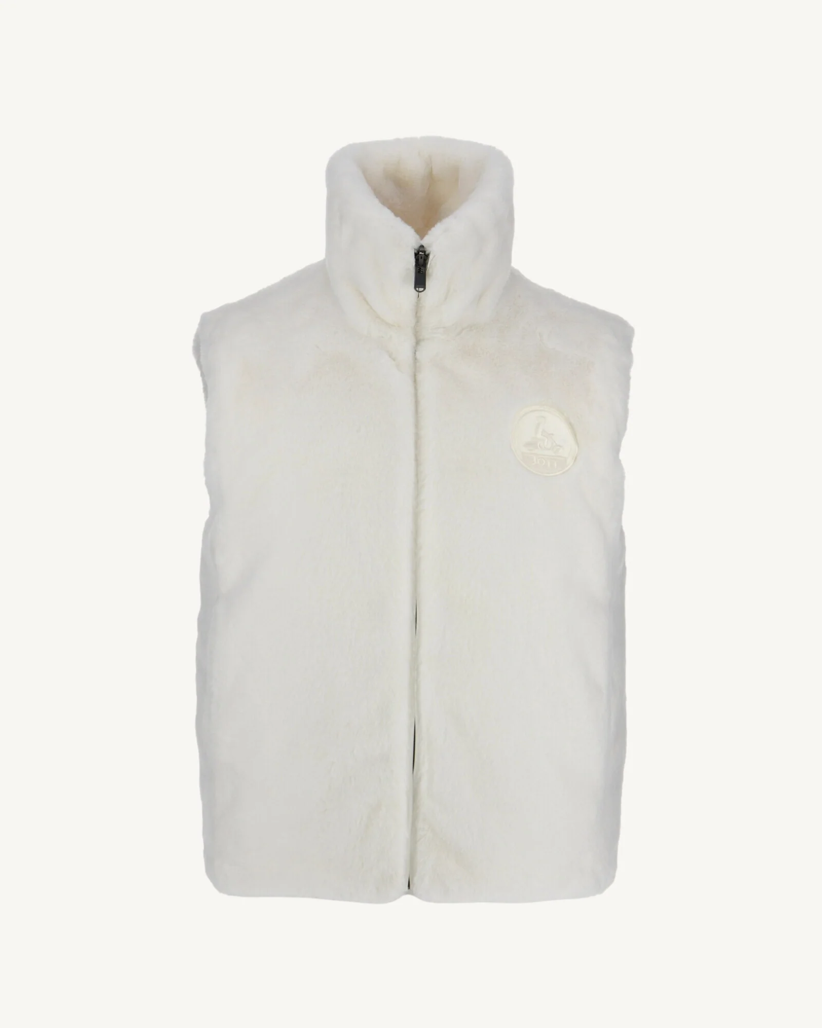 Down jacket reversible sleeveless Grand Froid White Daria 2.0